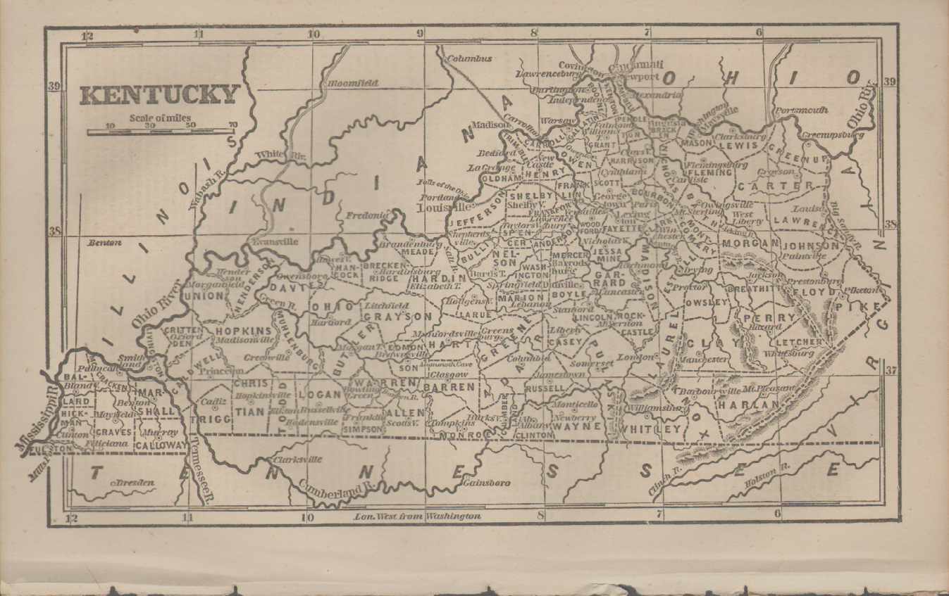 Image for MAP OF KENTUCKY