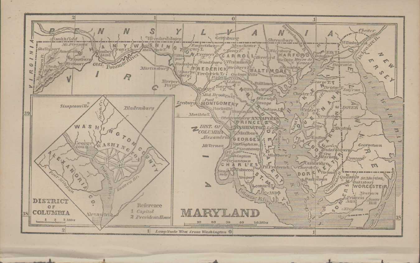 Image for MAP OF MARYLAND