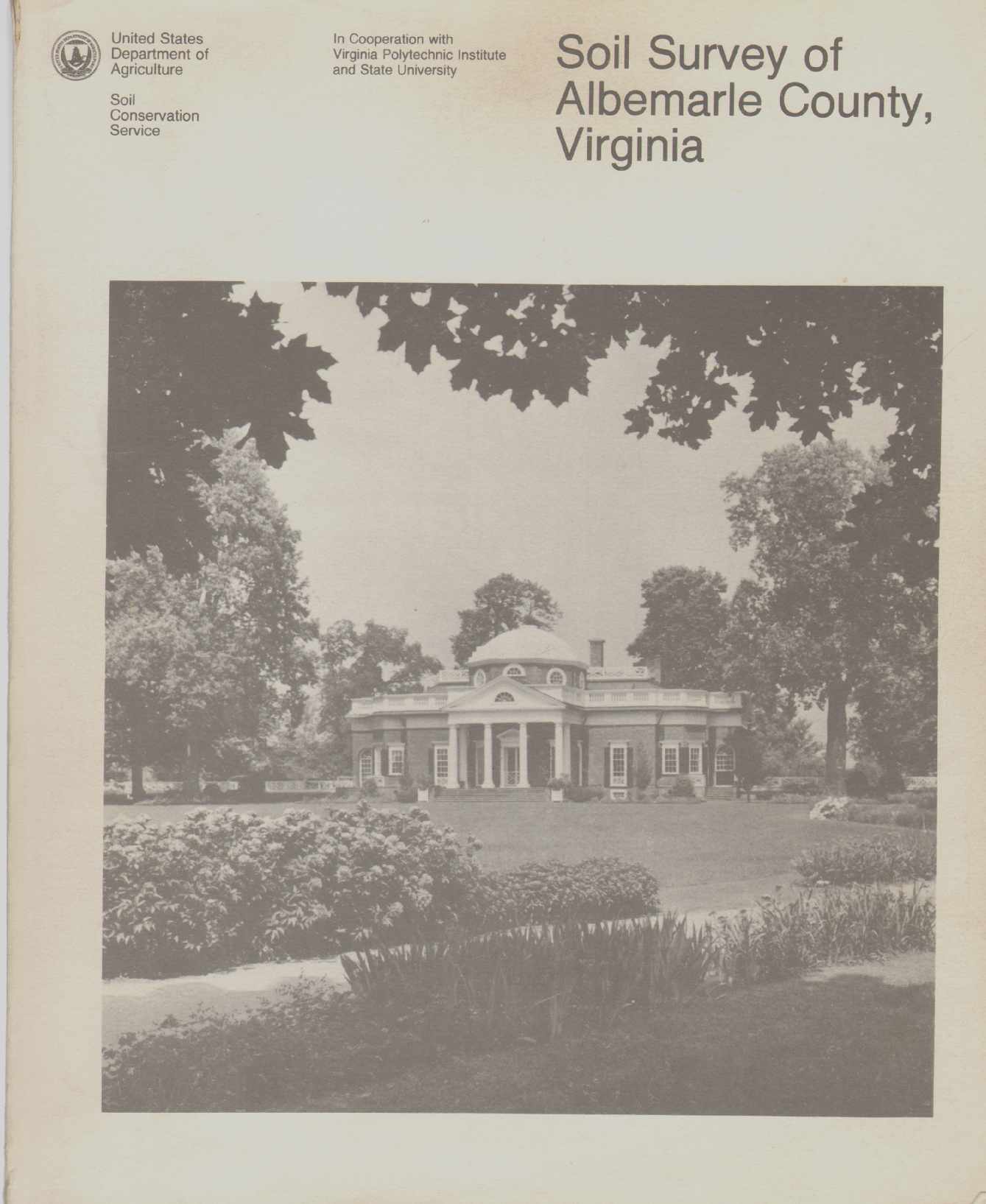Image for SOIL SURVEY OF ALBEMARLE COUNTY, VIRGINIA With Fifteen Two Sided Folded Map Sheets.