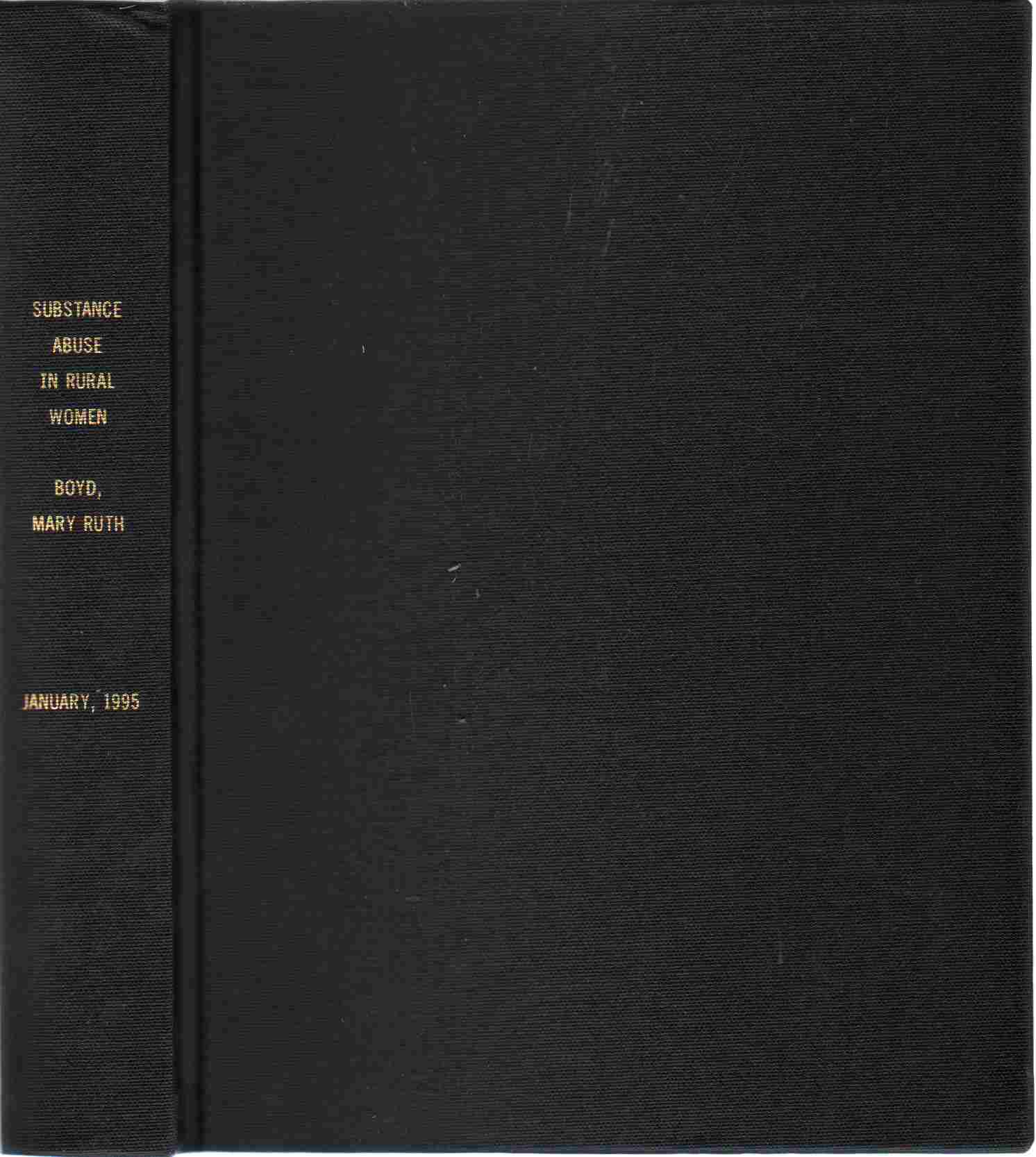 Image for SUBSTANCE ABUSE AND DEPRESSION IN RURAL WOMEN OF VIRGINIA: A Comparitive Study