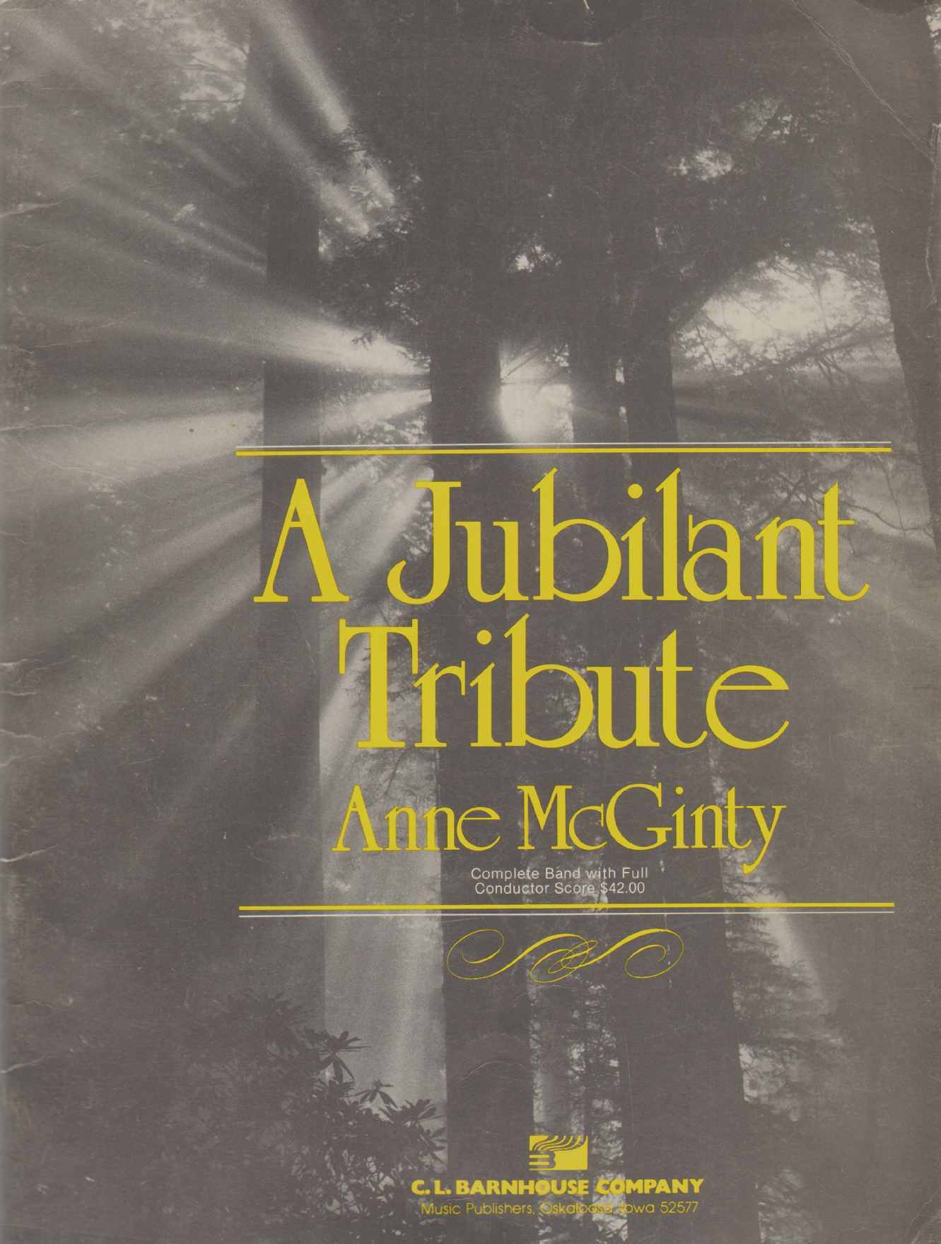 Image for A JUBILANT TRIBUTE Complete Band with Full Conductor Score