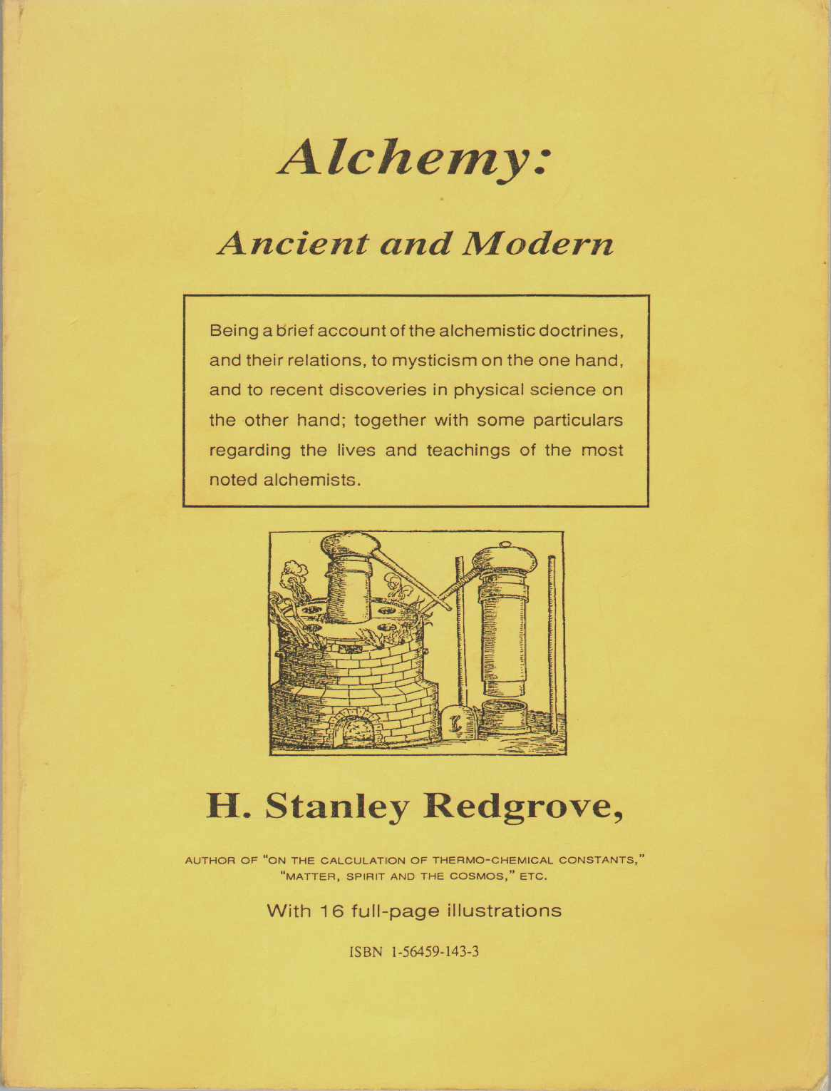 Image for ALCHEMY ANCIENT AND MODERN
