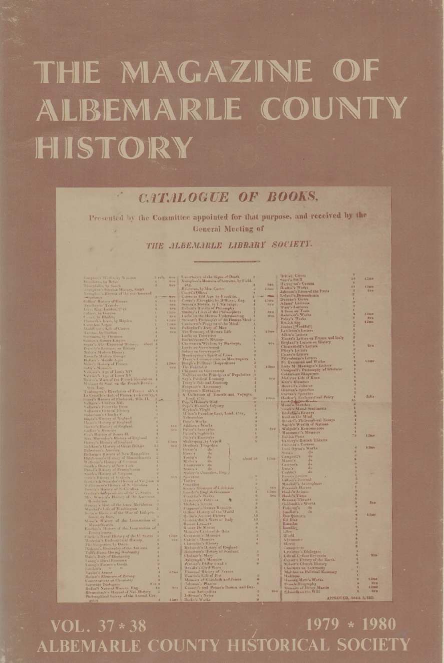 Image for "FORWARD IS THE MOTTO OF TODAY" Electric Street Railways in Charlottesville, 1893-1936 in The Magazine of Albemarle County History Vol. 37-38 Pages 67-185