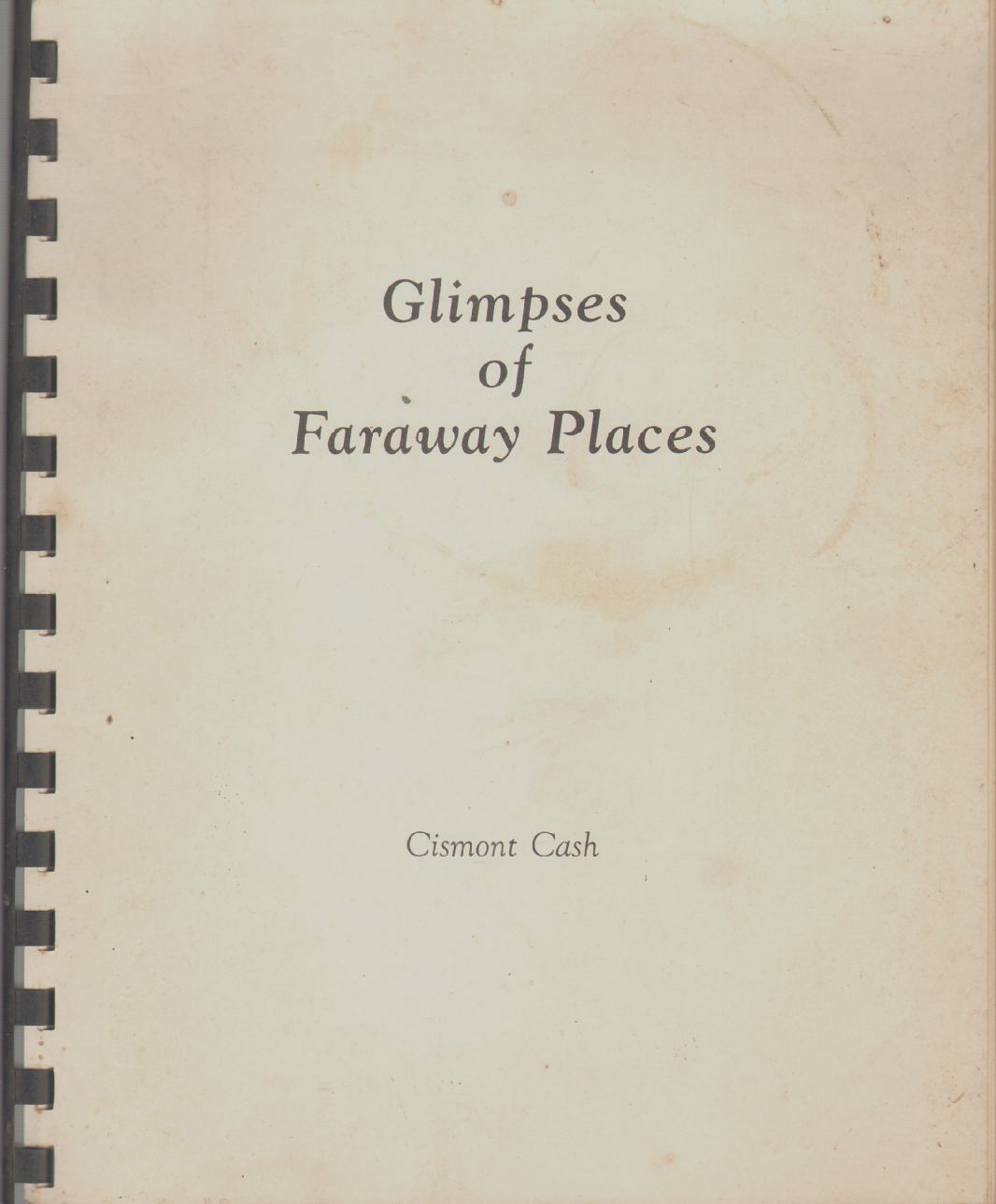 Image for GLIMPSES OF FARAWAY PLACES