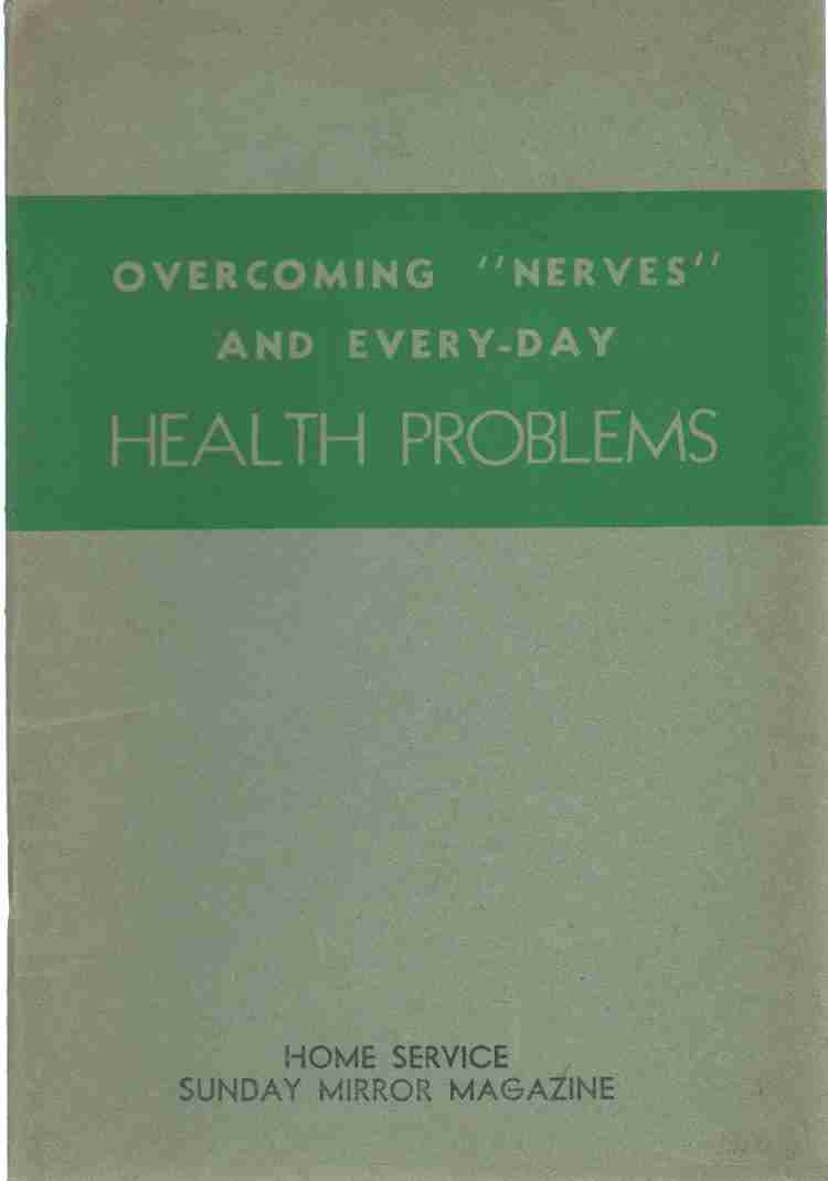Image for OVERCOMING "NERVES" AND EVERY-DAY HEALTH PROBLEMS Home Service Sunday Mirror Magazine 145