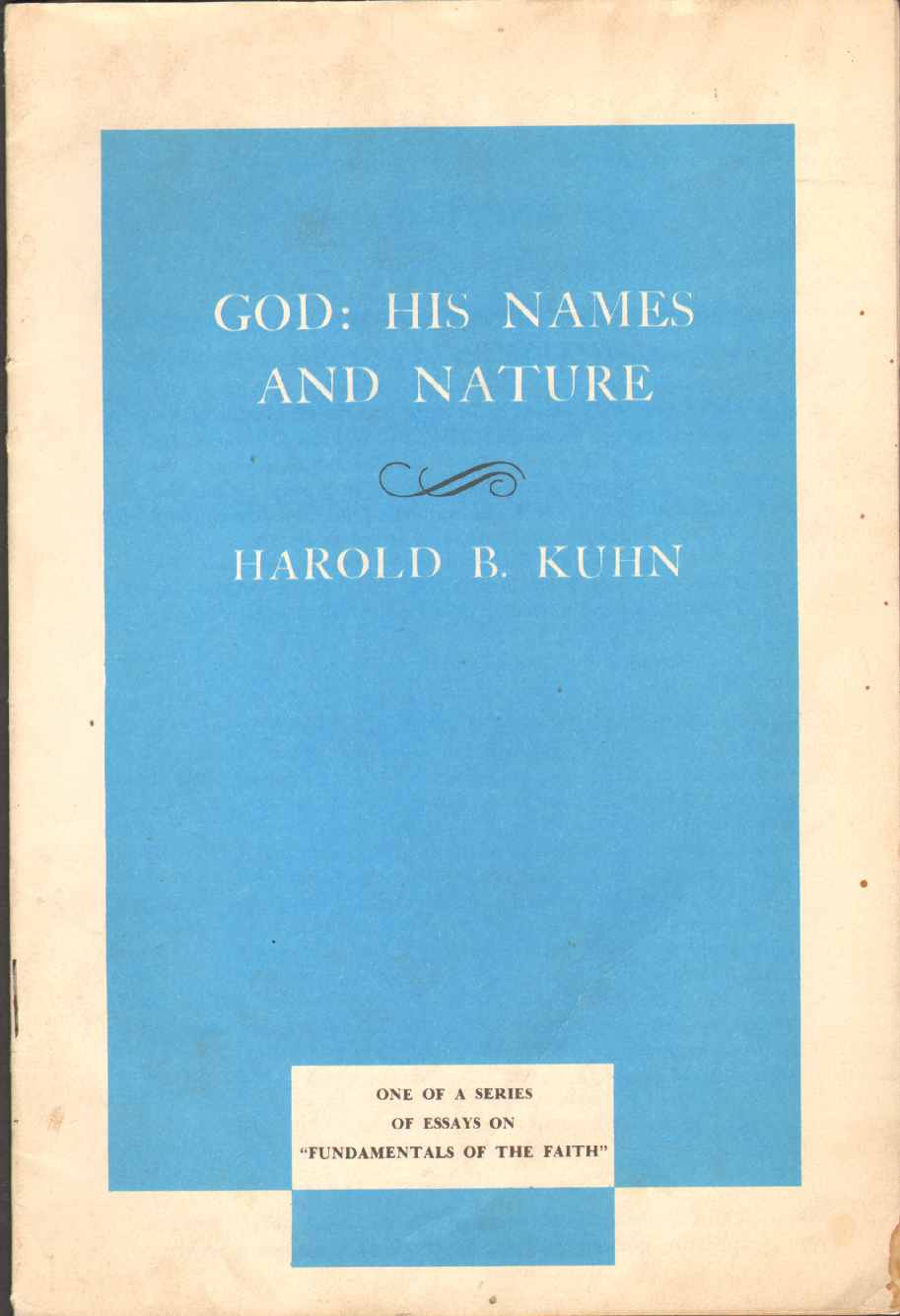 Image for GOD His Names and Nature
