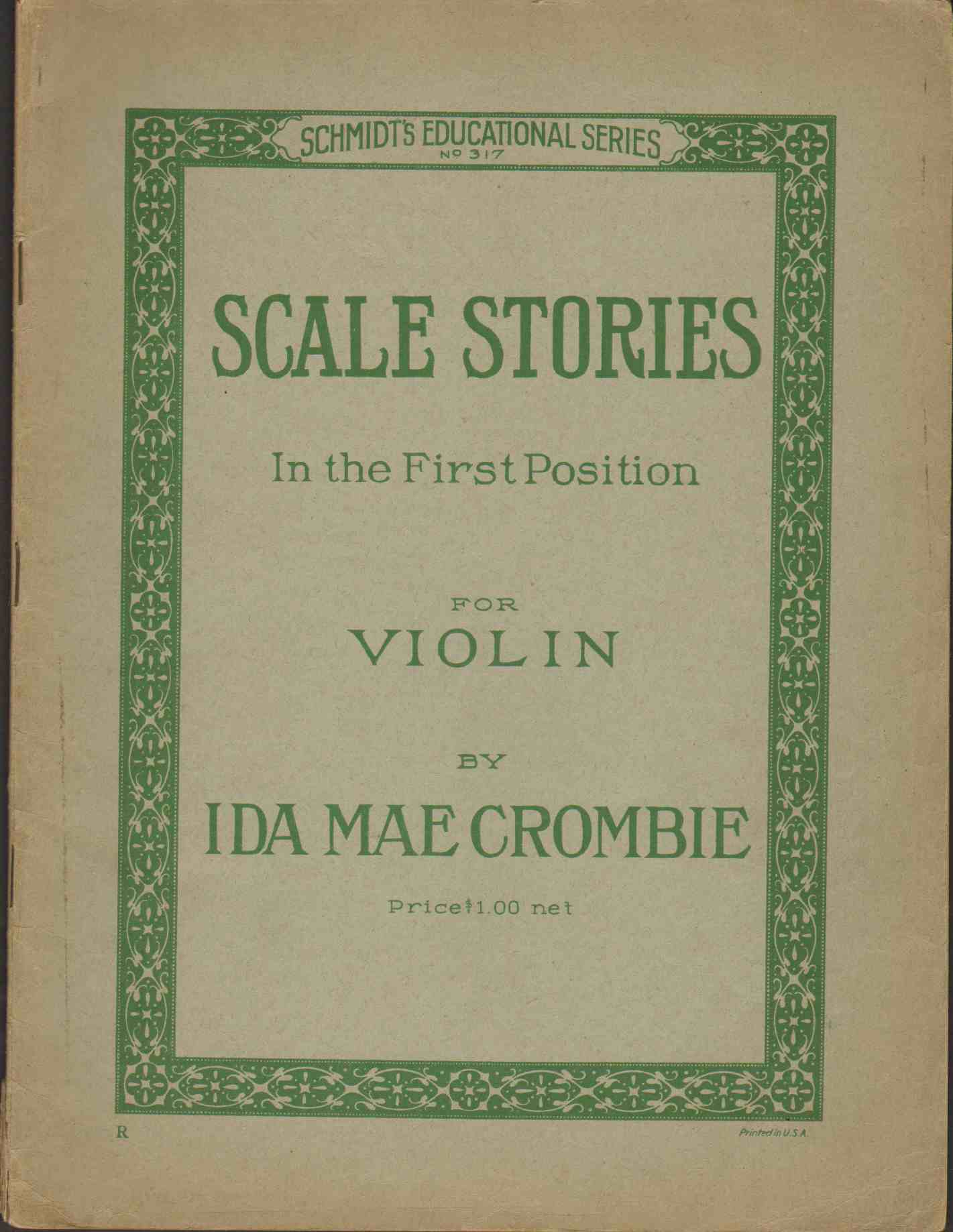 Image for SCALE STORIES IN THE FIRST POSITION FOR VIOLIN