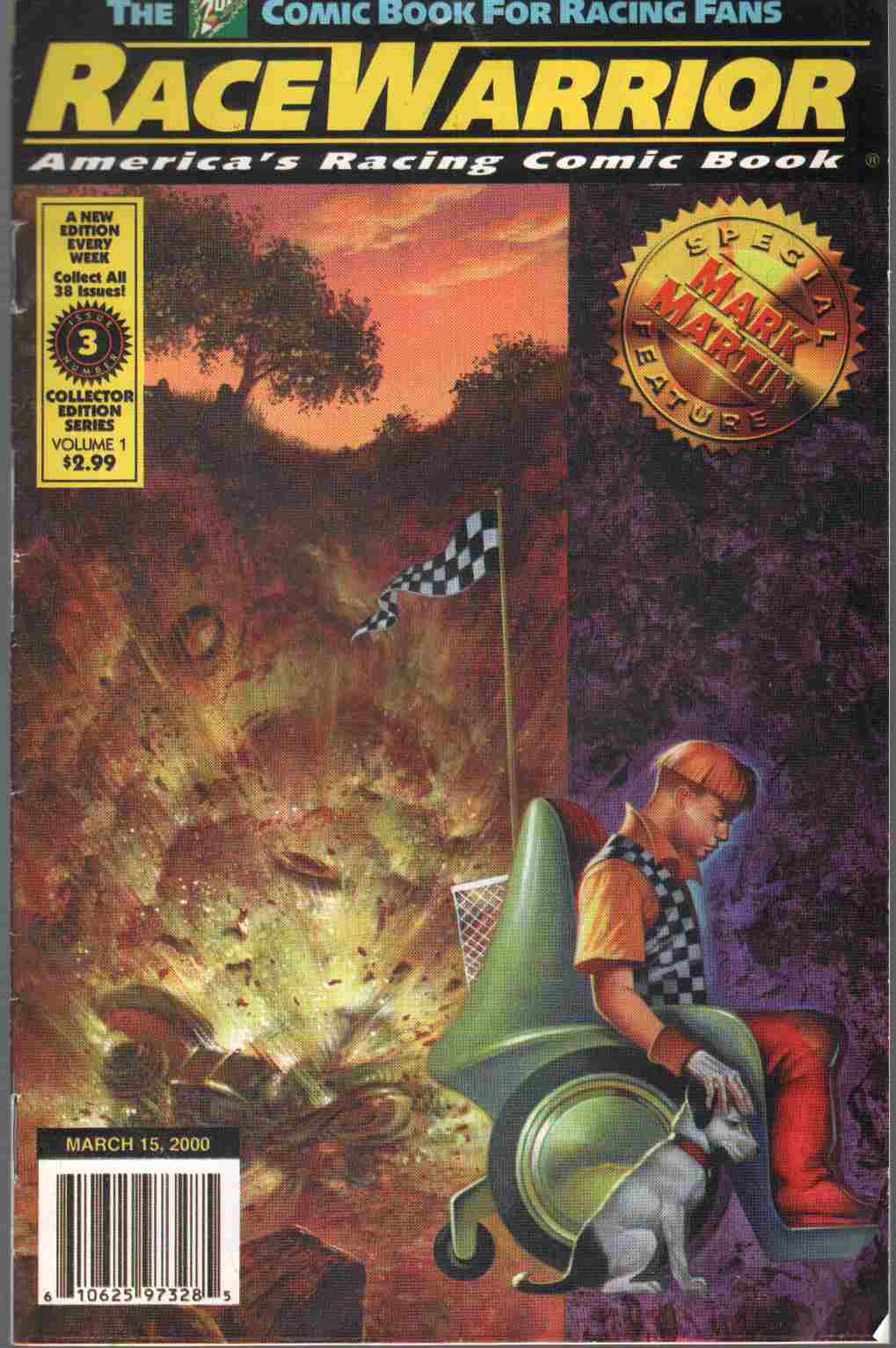 Image for RACEWARRIOR America's Racing Comic Book Issue 3