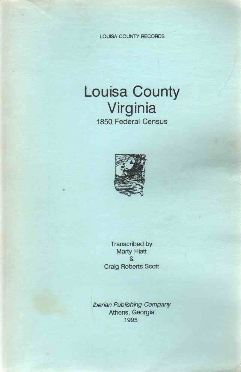 Image for LOUISA COUNTY VIRGINIA 185 Federal Census